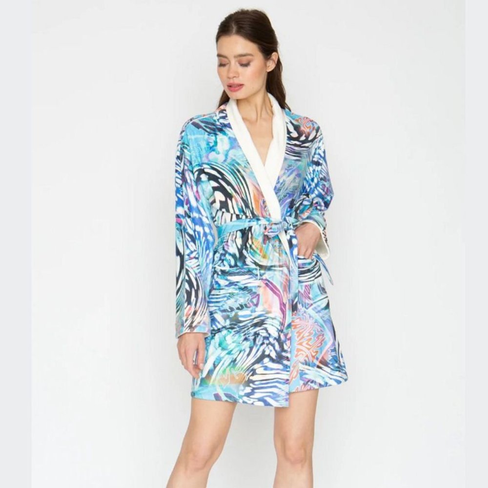 Wrap Up Wondering Blue Robe